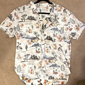 Lucky brand summer Hawaiian shirt